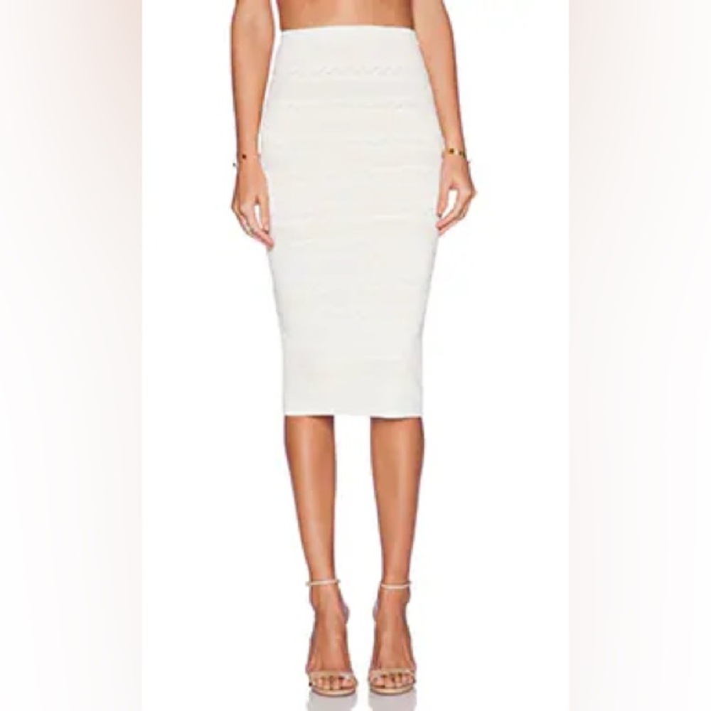 Rachel Pally Pointelle Knit Pencil Skirt
